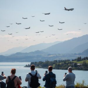 Flugbeobachtung am Bodensee