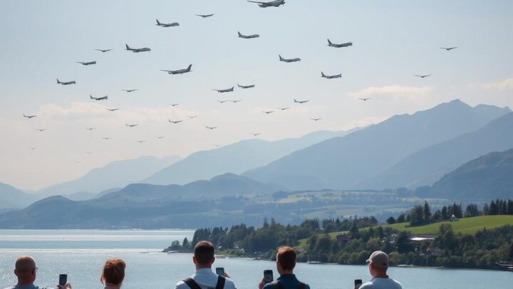 Flugbeobachtung am Bodensee