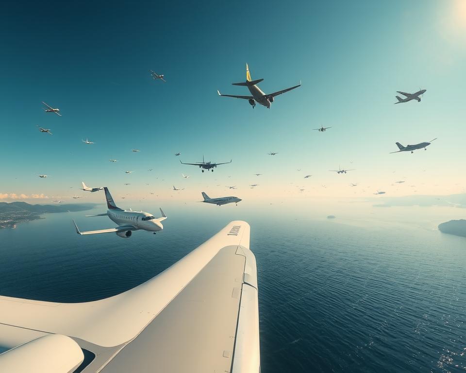 Flugzeugtypen Bodensee