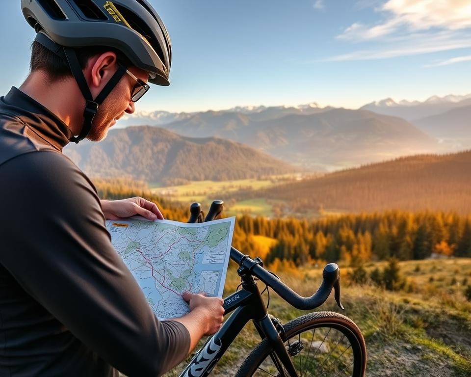 Routenplanung für Radtour